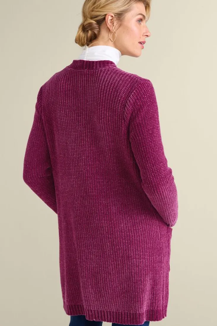 faith_chenille_cardigan_9.webp Best Sale Soft Surroundings Faith Chenille Cardigan