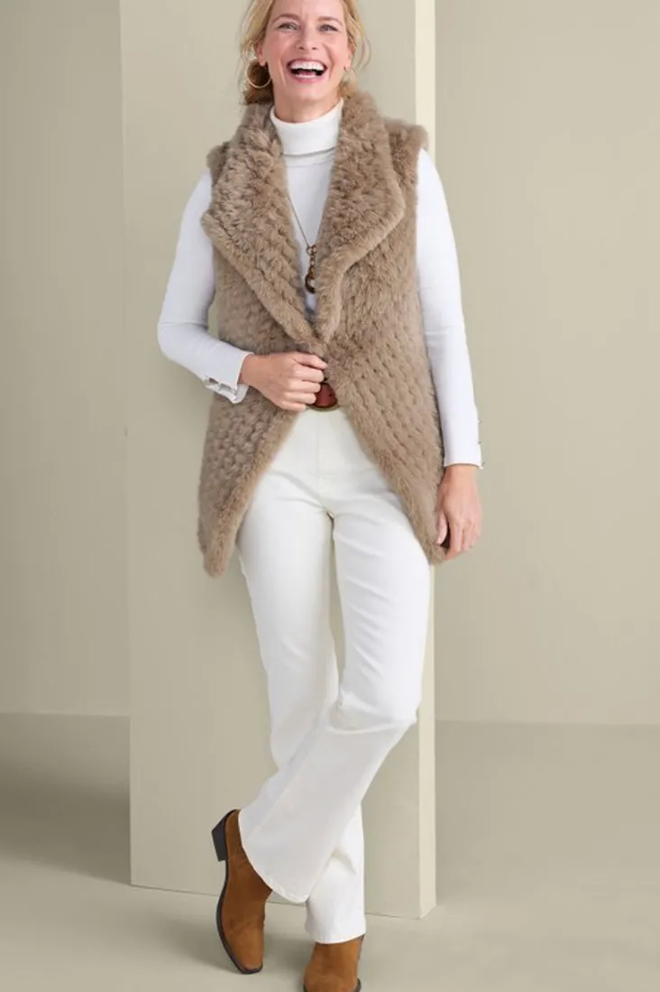 faux_fur_draped_vest_2.webp Online Soft Surroundings Faux Fur Draped Vest Taupe