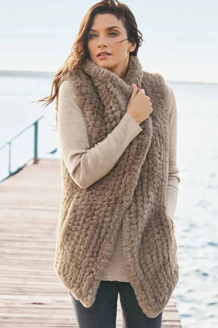 faux_fur_draped_vest_4.webp Online Soft Surroundings Faux Fur Draped Vest Taupe
