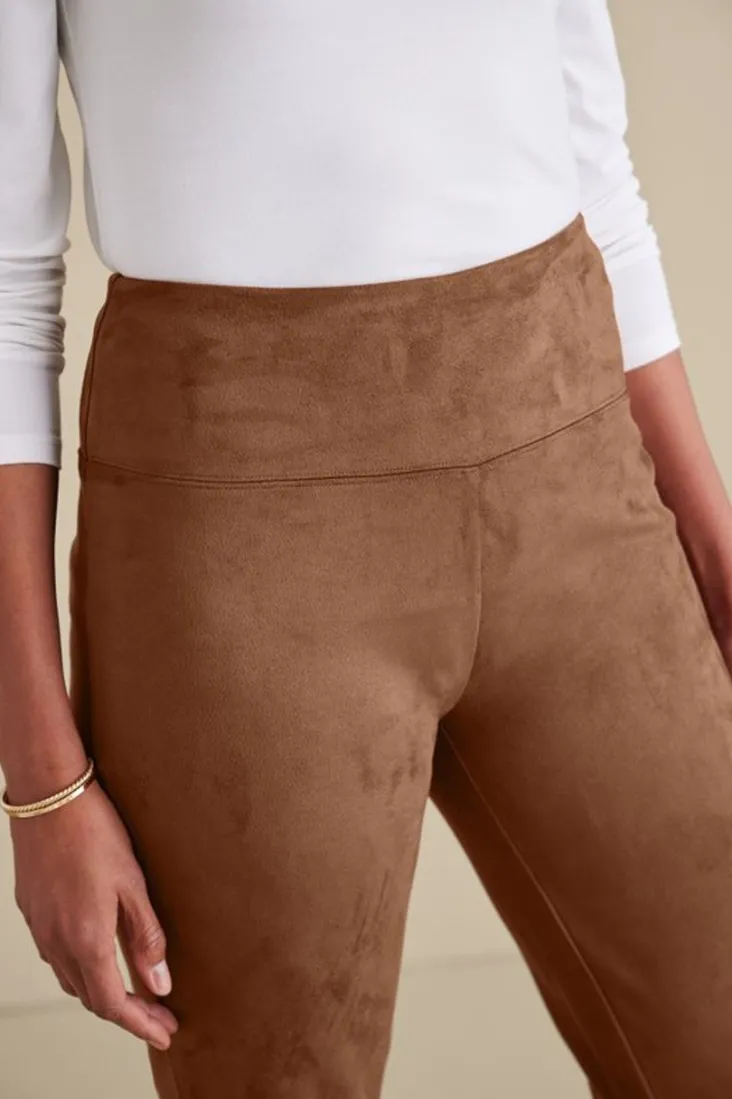 faux_suede_pullon_leggings_6.webp Best Sale Soft Surroundings Faux Suede Pull-On Leggings