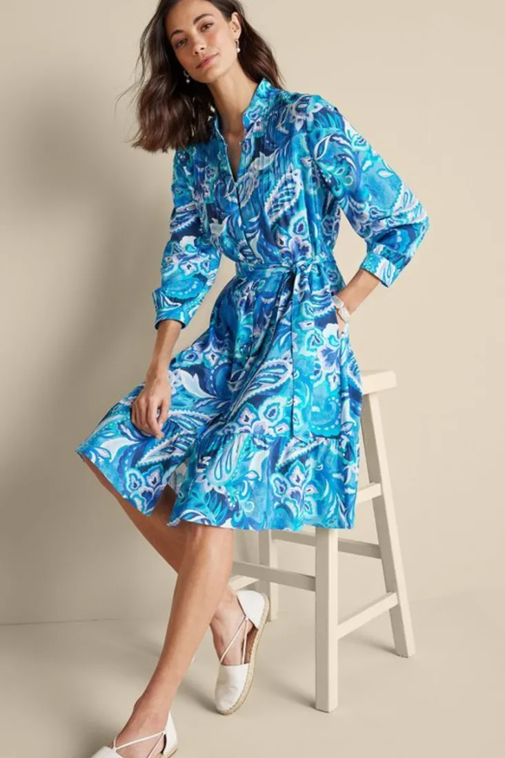 feyre_short_dress_6.webp Flash Sale Soft Surroundings Feyre Short Dress IslandSunPaisleyBlue