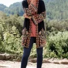 Fashion Soft Surroundings Fiberworks Kimono AntiqueBlack