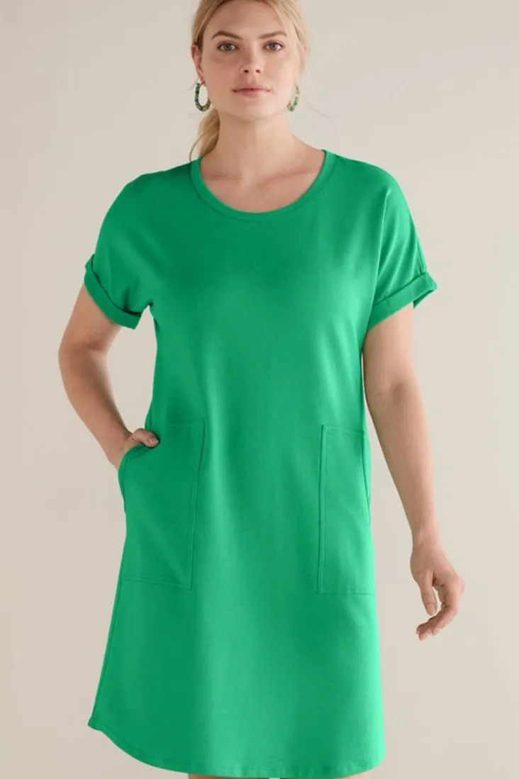 Cheap Soft Surroundings Fina French Terry Short Dress