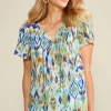 Fashion Soft Surroundings Francesca Top MenaraIkat