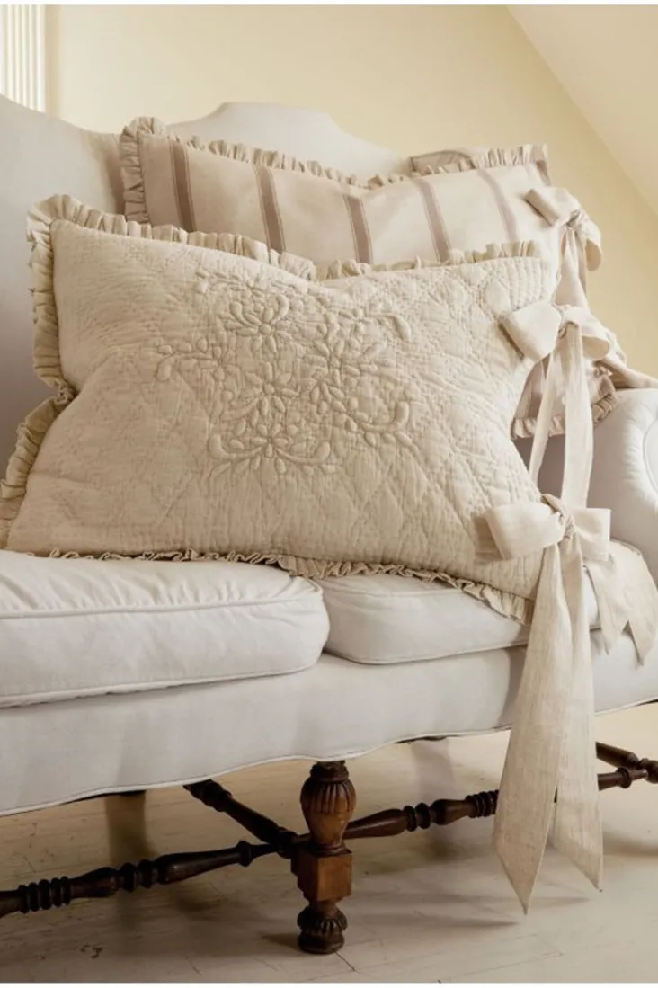 Clearance Soft Surroundings French Market Bed Sham Natural