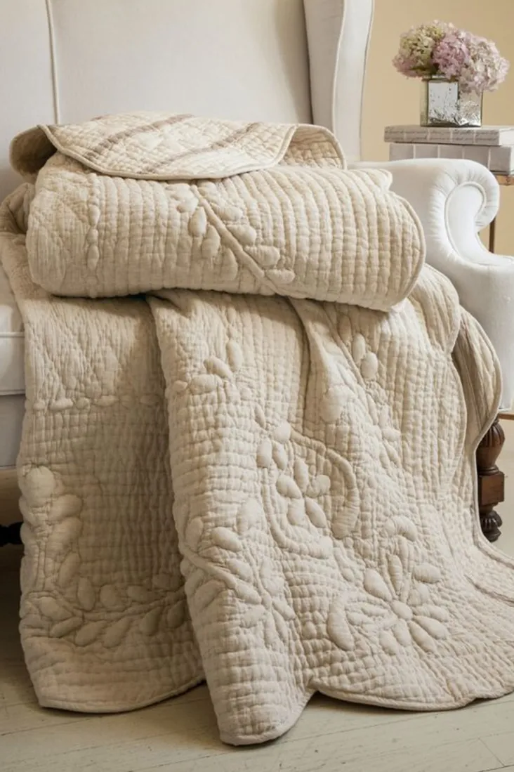Cheap Soft Surroundings French Market Quilt Natural
