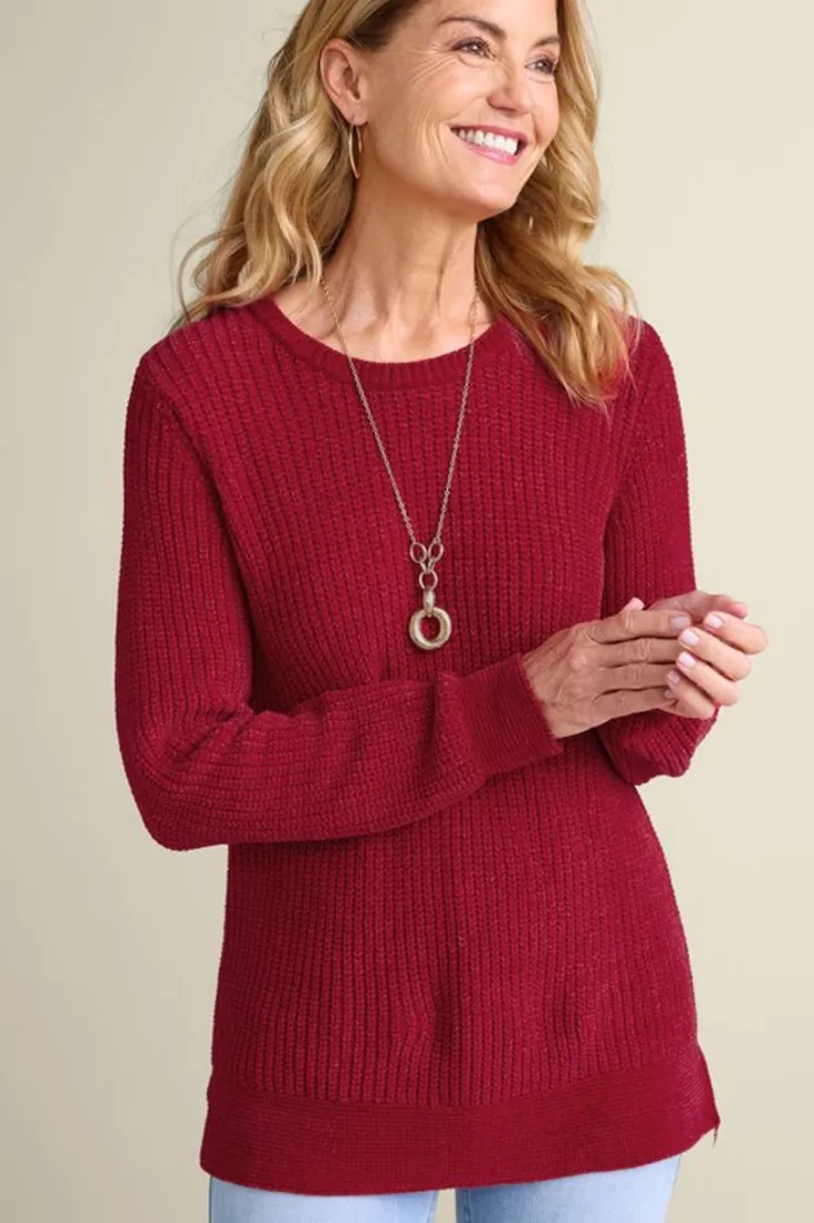 gwendolyn_chenille_sweater_8.webp Clearance Soft Surroundings Gwendolyn Chenille Sweater