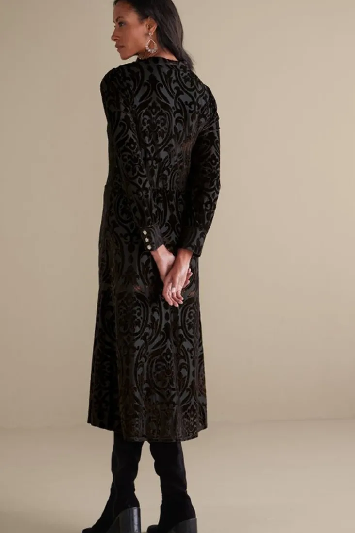 hadley_velvet_dress_3.webp New Soft Surroundings Hadley Velvet Dress BlackAbstract