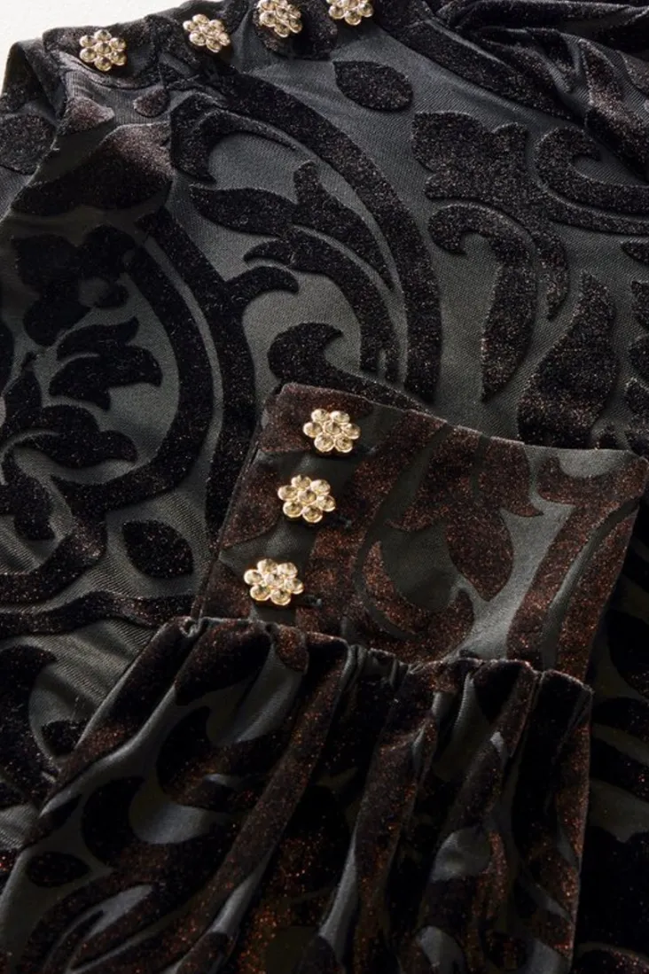 hadley_velvet_dress_7.webp New Soft Surroundings Hadley Velvet Dress BlackAbstract