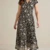 Cheap Soft Surroundings Hollis Midi Dress LisbonFloralNeutral