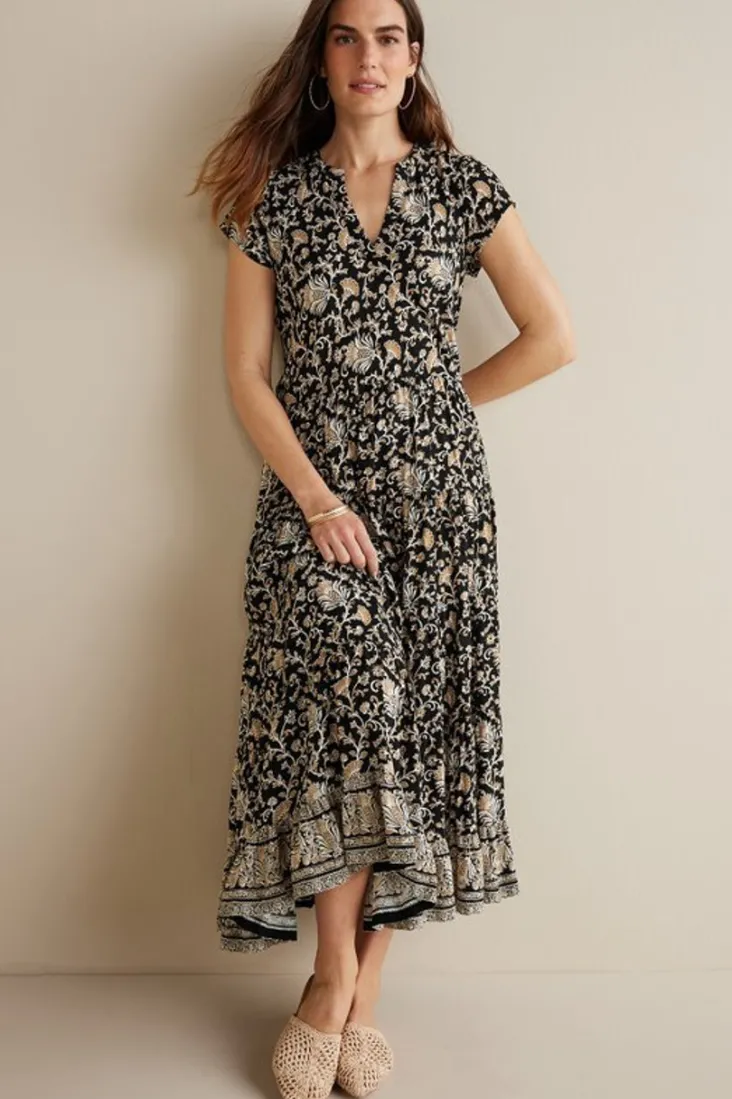 hollis_midi_dress_4.webp Cheap Soft Surroundings Hollis Midi Dress LisbonFloralNeutral