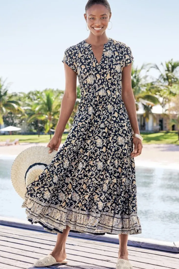 hollis_midi_dress_5.webp Cheap Soft Surroundings Hollis Midi Dress LisbonFloralNeutral