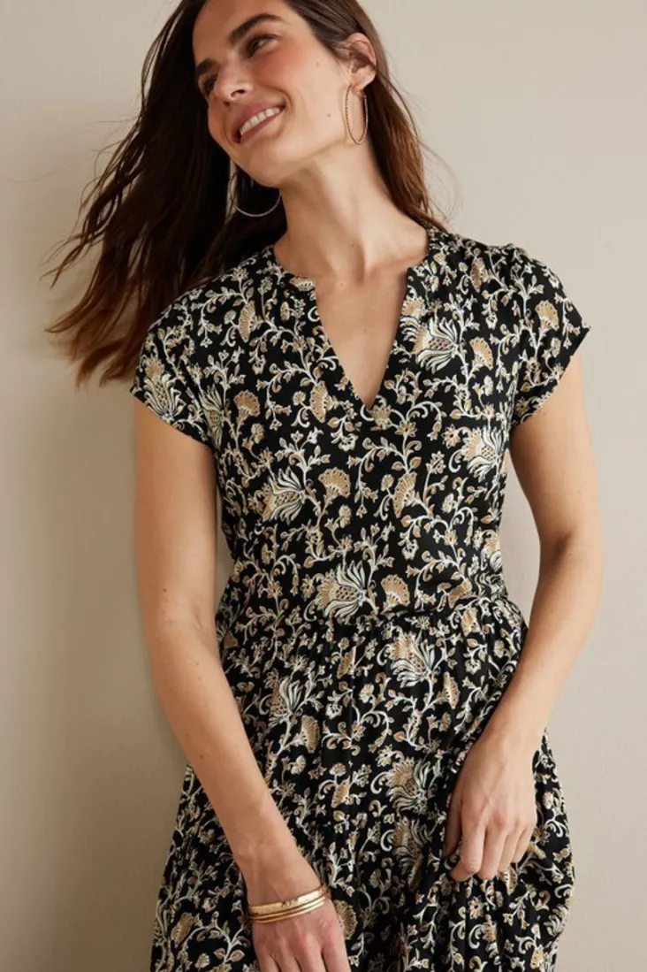 hollis_midi_dress_6.webp Cheap Soft Surroundings Hollis Midi Dress LisbonFloralNeutral