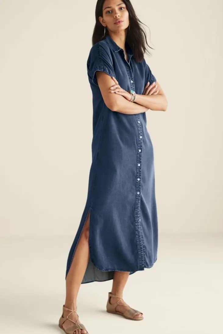 Cheap Soft Surroundings Je Veux Midi Shirtdress