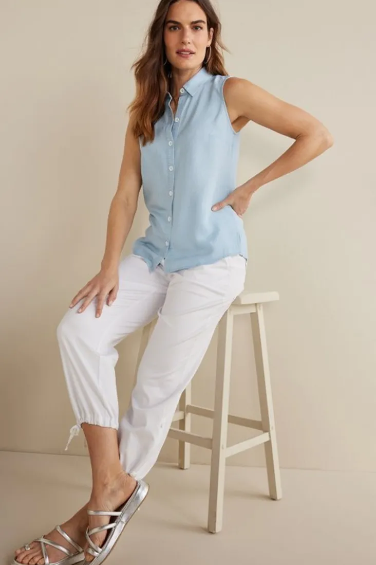 jennifer_tencel_tank_7.webp New Soft Surroundings Jennifer Tencel™ Tank LightChambray