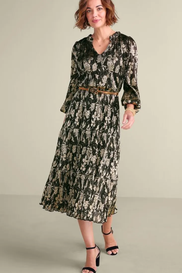 jobelle_shimmer_midi_dress_5.webp Outlet Soft Surroundings Jobelle Shimmer Midi Dress FoilGarden