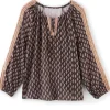 Sale Soft Surroundings Jolene Blouse NeutralGeo