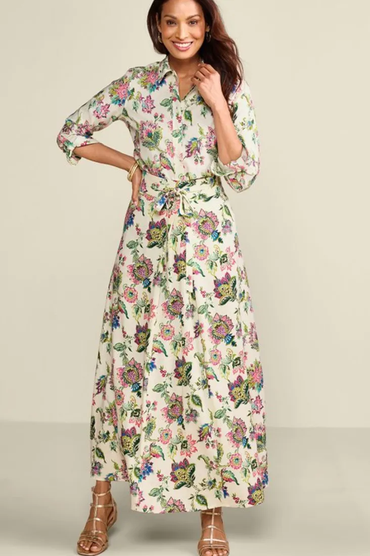 Shop Soft Surroundings Jordan Linen Blend Skirt IpanemaFlowers