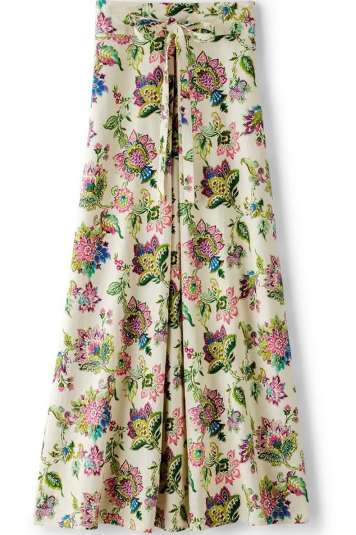 Shop Soft Surroundings Jordan Linen Blend Skirt IpanemaFlowers