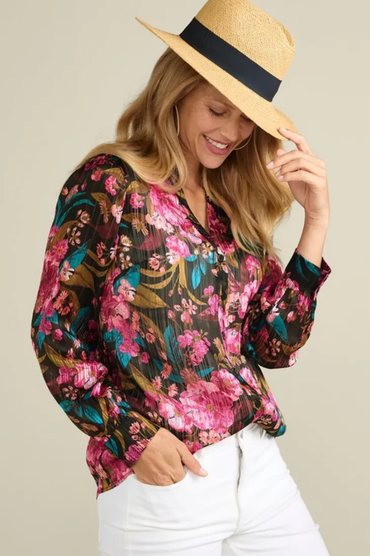 josie_shimmer_shirt_3.webp Fashion Soft Surroundings Josie Shimmer Shirt SolsticeFloral