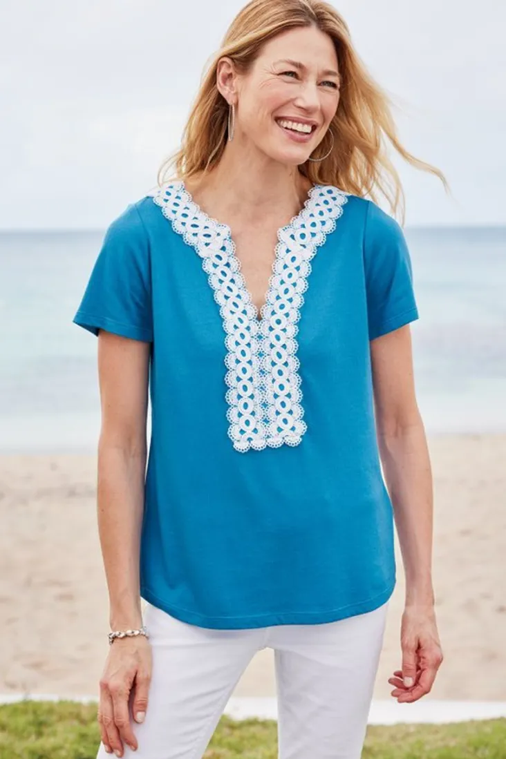 kaitlyn_embellished_knit_tee_4.webp Hot Soft Surroundings Kaitlyn Embellished Knit Tee SwedishBlue