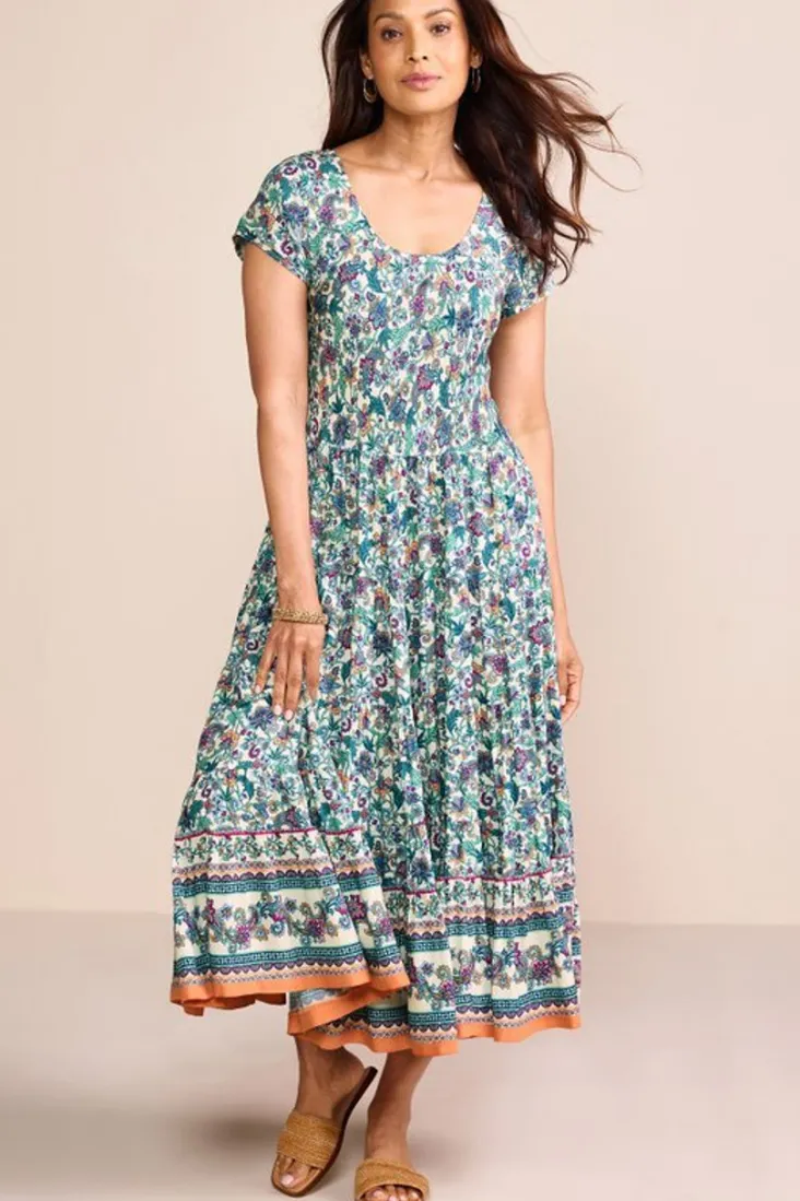kara_dress_22.webp Outlet Soft Surroundings Kara Dress FieryTealJacobean