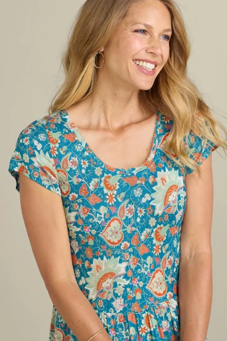 kara_dress_34.webp Outlet Soft Surroundings Kara Dress FieryTealJacobean