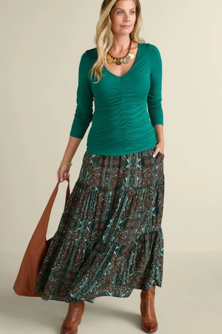 Best Sale Soft Surroundings Kara Skirt HarvestScarf