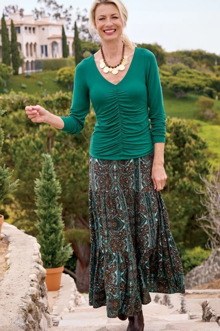 kara_skirt_4.webp Best Sale Soft Surroundings Kara Skirt HarvestScarf