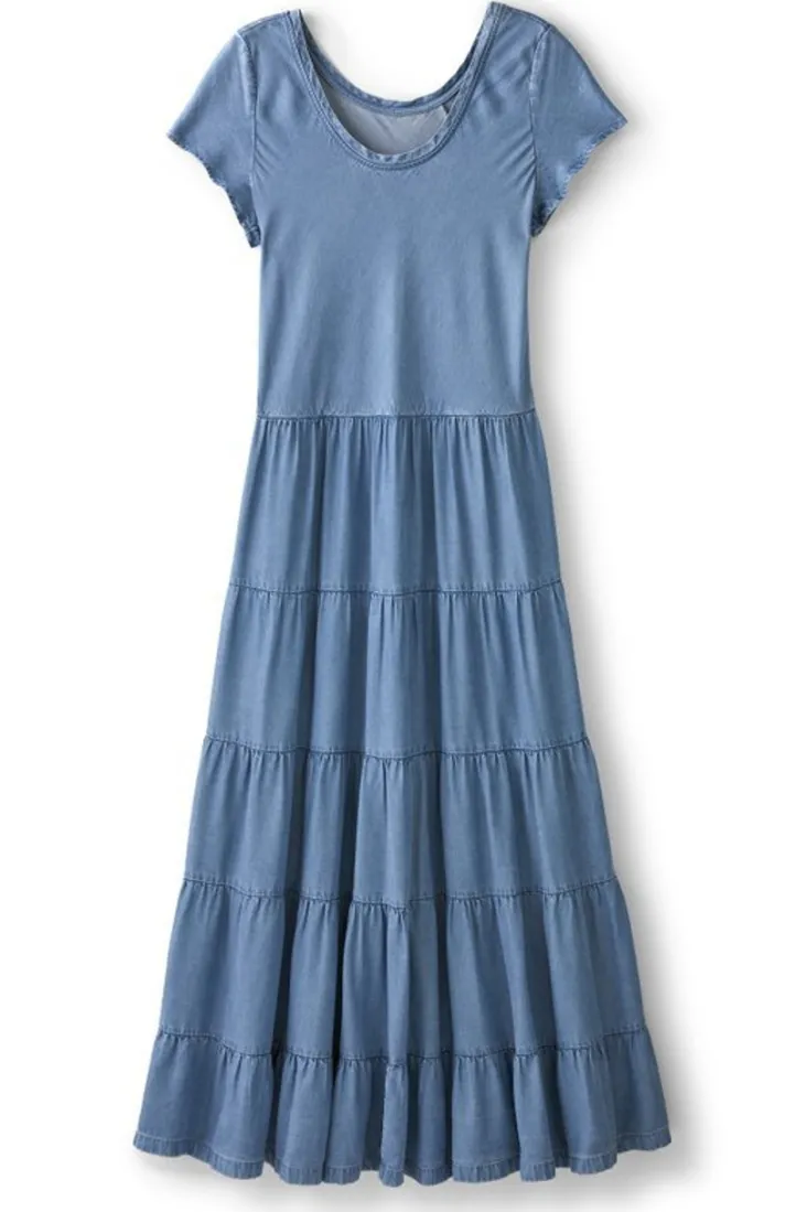 kara_tencel_dress_1.webp Flash Sale Soft Surroundings Kara Tencel™ Dress MediumIndigo