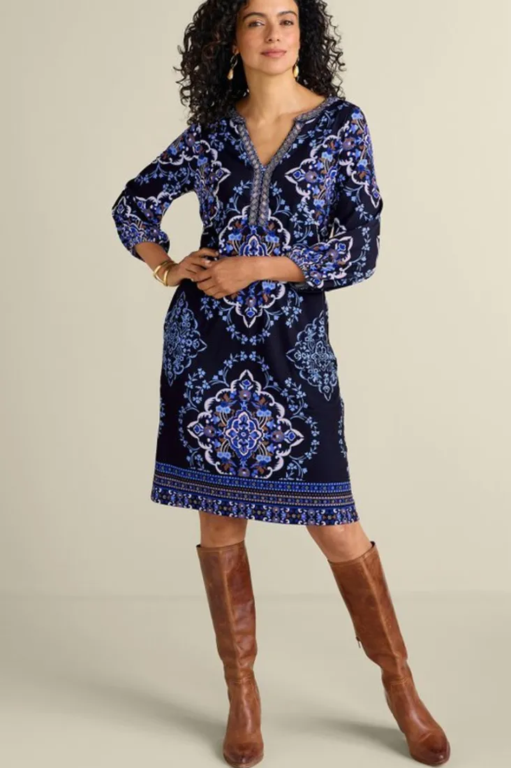 New Soft Surroundings Kauri Dress BayMedallion