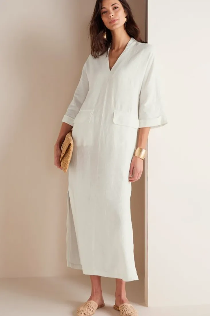 Store Soft Surroundings Kavala Dress CreamyWhite