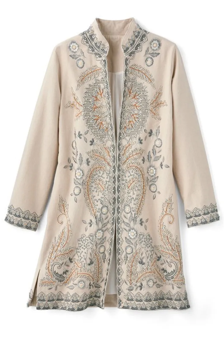 kerala_embellished_natural_jacket_1.webp Online Soft Surroundings Kerala Embellished Natural Jacket NaturalSeed