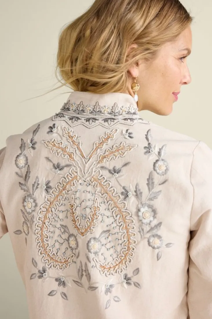 kerala_embellished_natural_jacket_6.webp Online Soft Surroundings Kerala Embellished Natural Jacket NaturalSeed