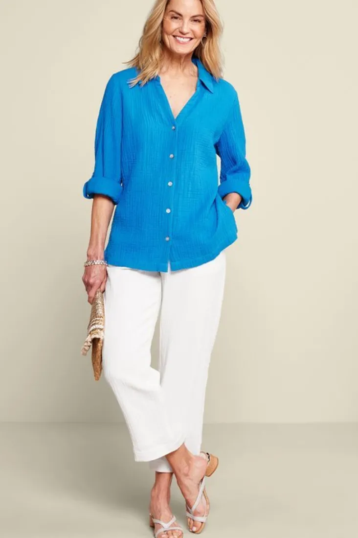 khulani_straight_leg_gauze_crop_pants_0.webp Flash Sale Soft Surroundings Khulani Straight Leg Gauze Crop Pants Navy