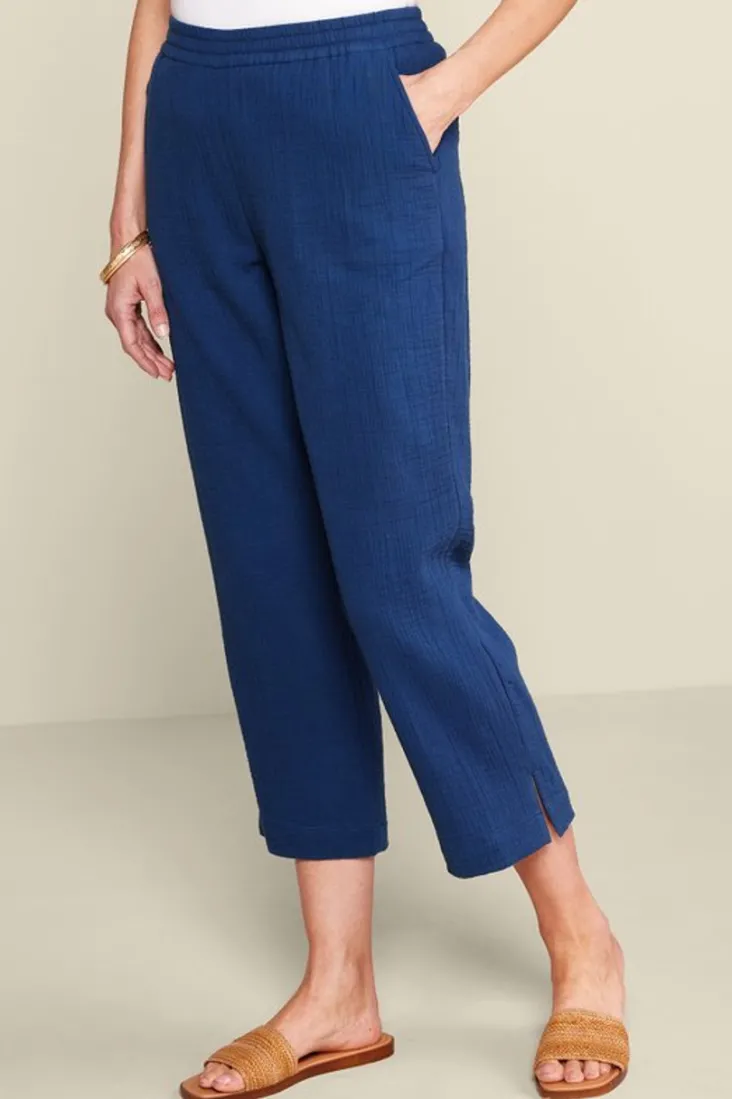 khulani_straight_leg_gauze_crop_pants_7.webp Flash Sale Soft Surroundings Khulani Straight Leg Gauze Crop Pants Navy