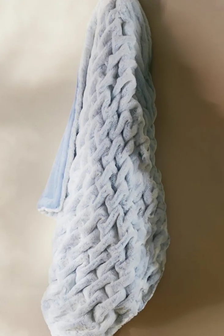 Outlet Soft Surroundings La Parisienne Faux Fur Throw
