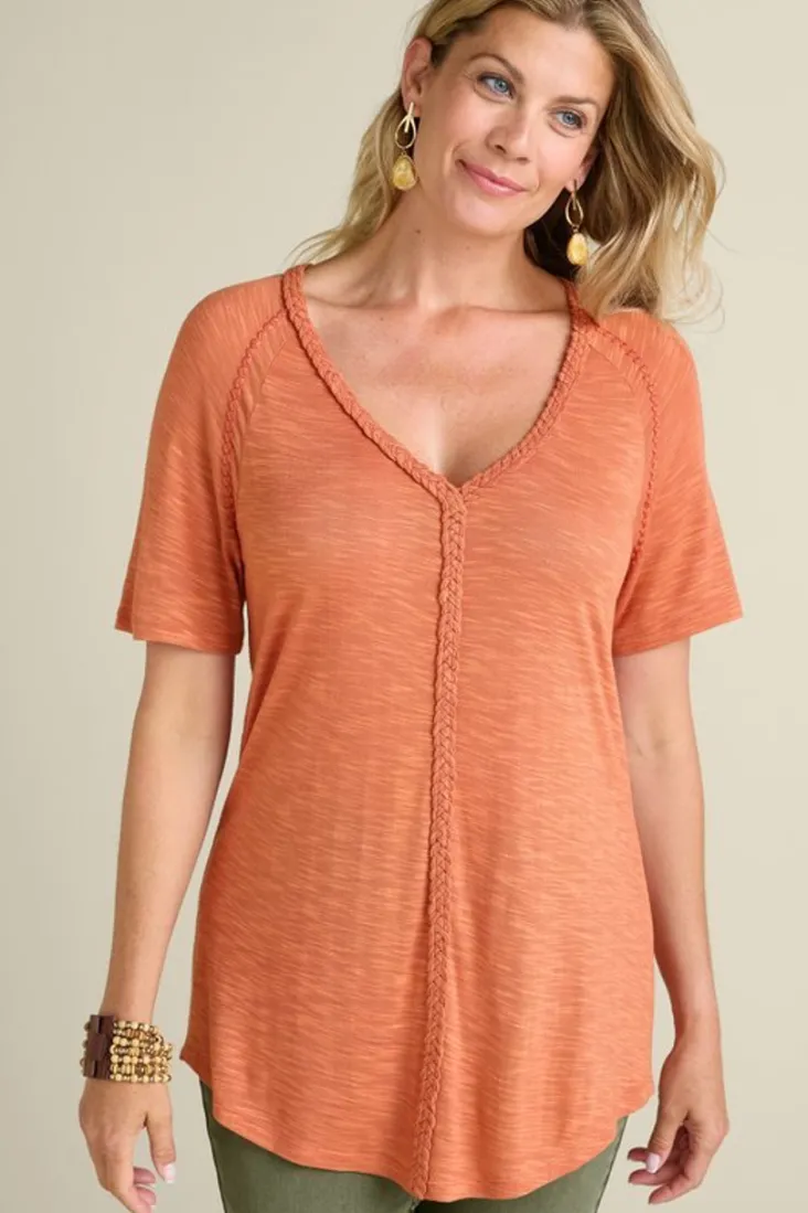 Fashion Soft Surroundings Lainey Slub Tee