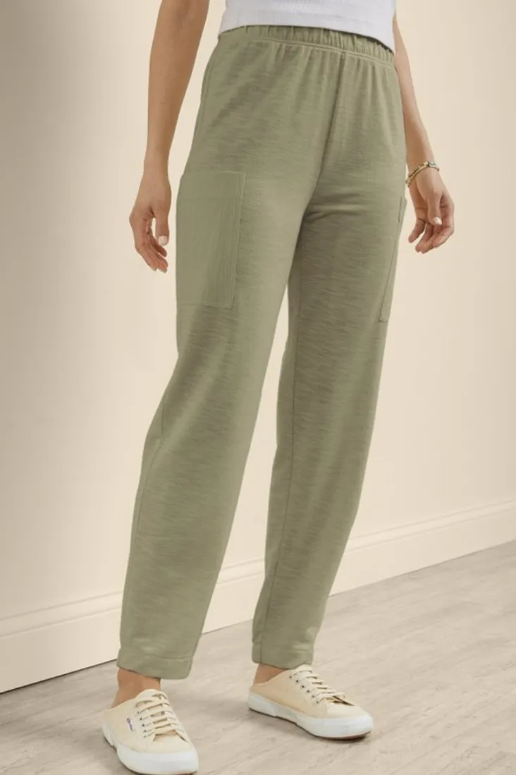 lanai_lounge_pants_3.webp Clearance Soft Surroundings Lanai Lounge Pants BayLeaf