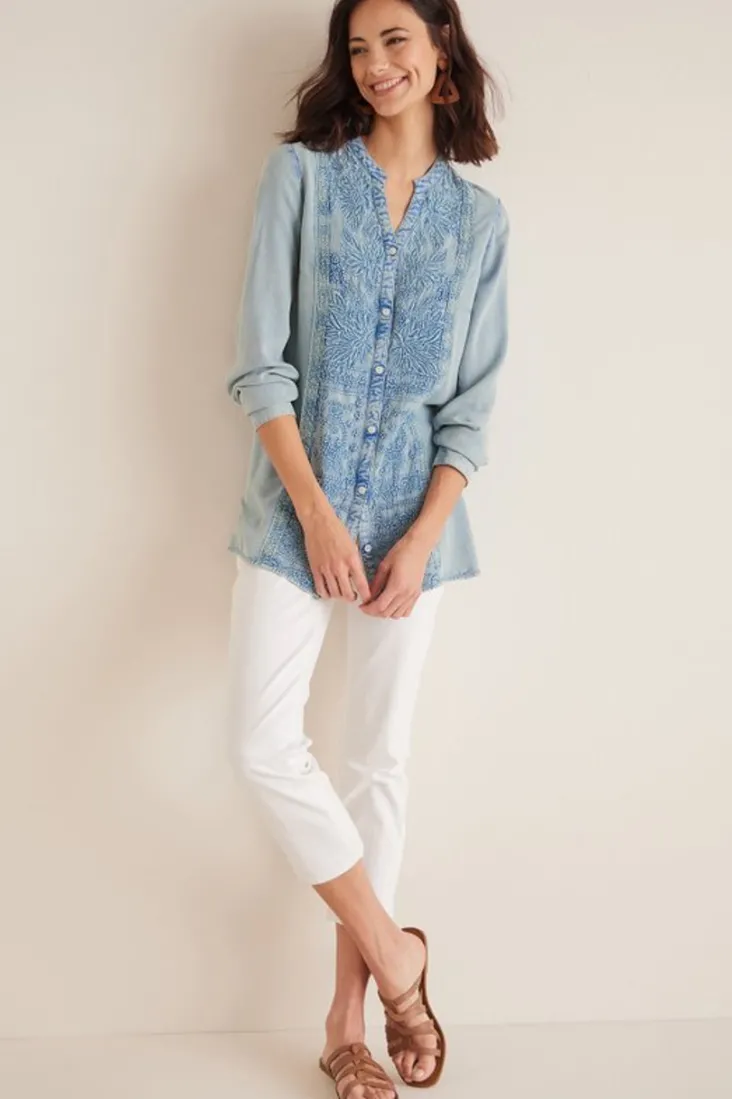 las_olas_shirt_6.webp Cheap Soft Surroundings Las Olas Shirt LightBlue