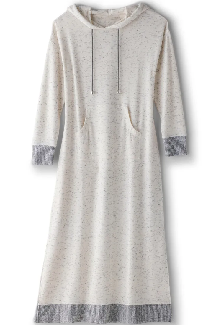 lazy_day_lounge_dress_1.webp Discount Soft Surroundings Lazy Day Lounge Dress White/Grey