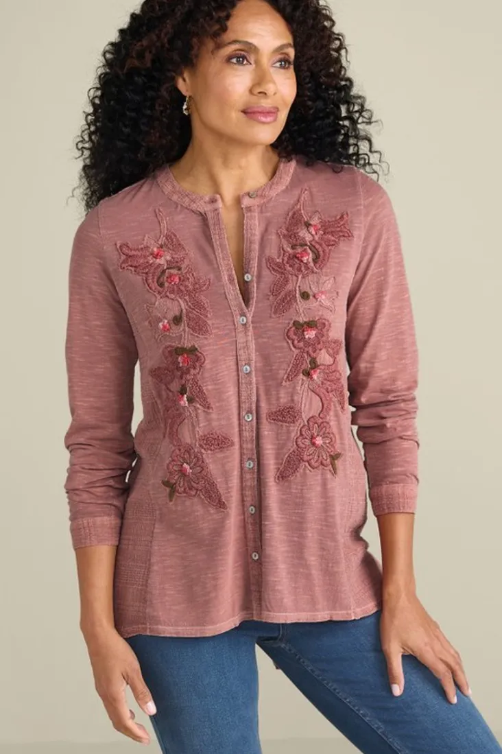 Shop Soft Surroundings L'Enchant Top Rose