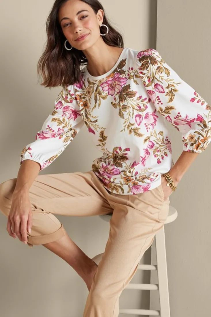 lesley_printed_top_6.webp Best Soft Surroundings Lesley Printed Top PainterlyPeonyFlowers