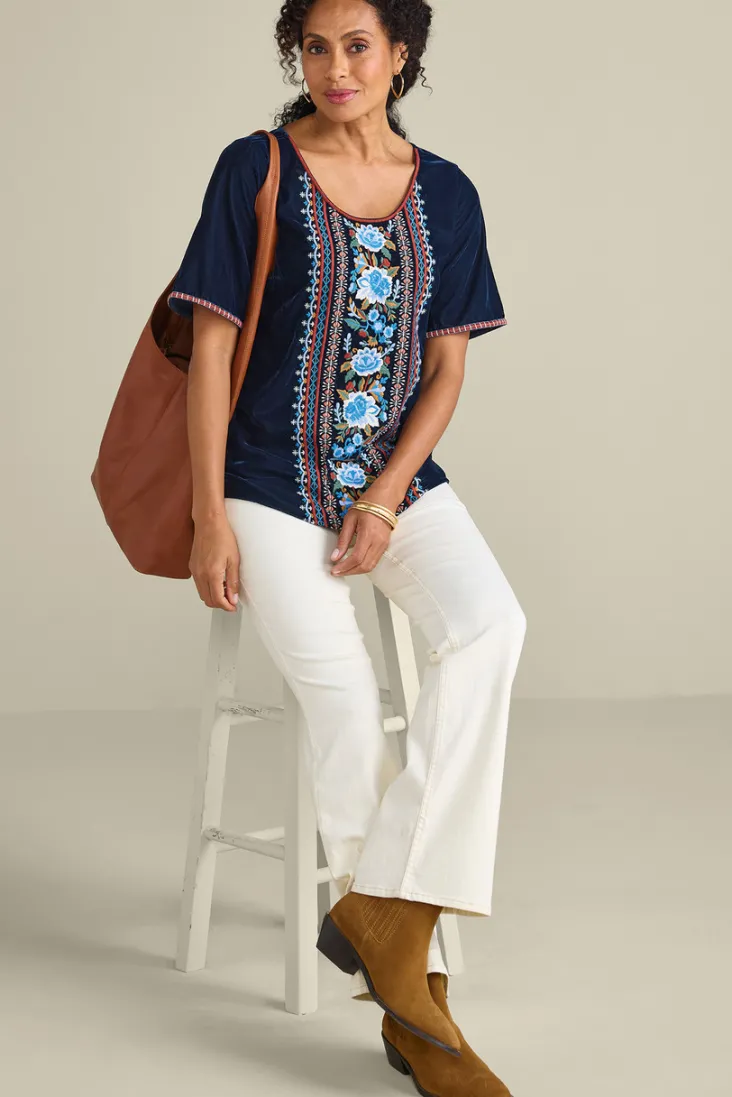 lilian_velvet_top_2.webp Store Soft Surroundings Lilian Velvet Top MedievalBlue