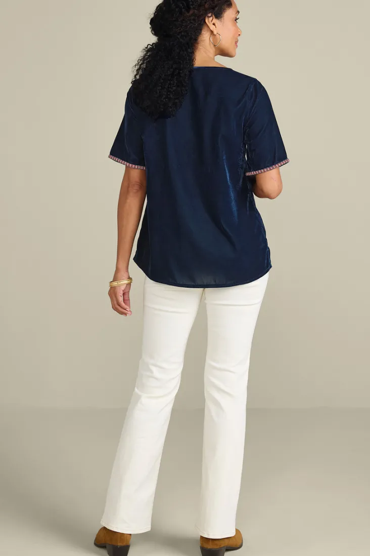lilian_velvet_top_3.webp Store Soft Surroundings Lilian Velvet Top MedievalBlue