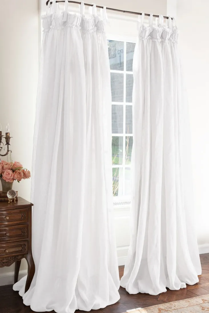 Cheap Soft Surroundings Linen Balloon Drapery Panel