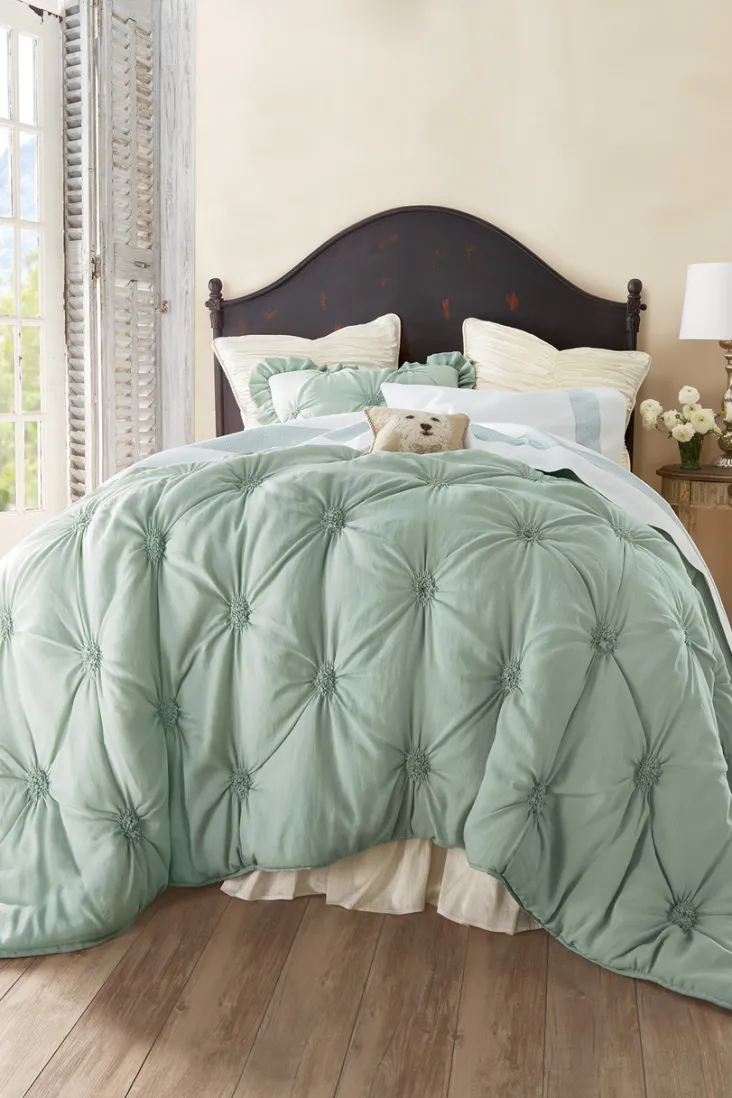 lombardi_smocked_coverlet_i_4.webp Sale Soft Surroundings Lombardi Smocked Coverlet I SeaMoss