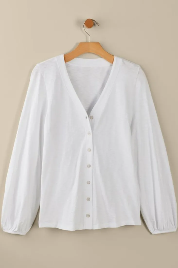 Cheap Soft Surroundings Lorna Button Front Top