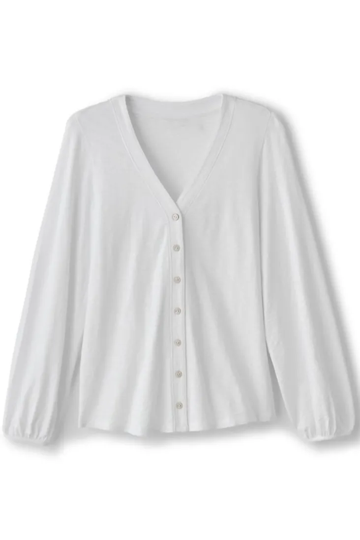 Cheap Soft Surroundings Lorna Button Front Top