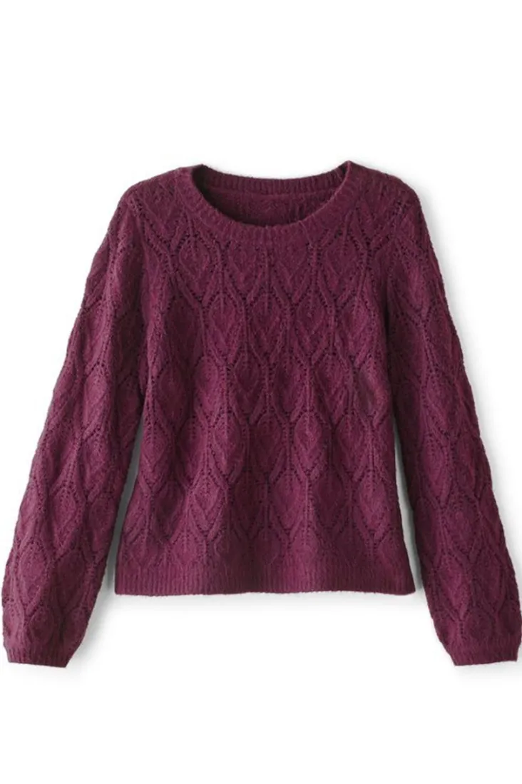 lyric_sweater_1.webp Shop Soft Surroundings Lyric Sweater PotentPurple